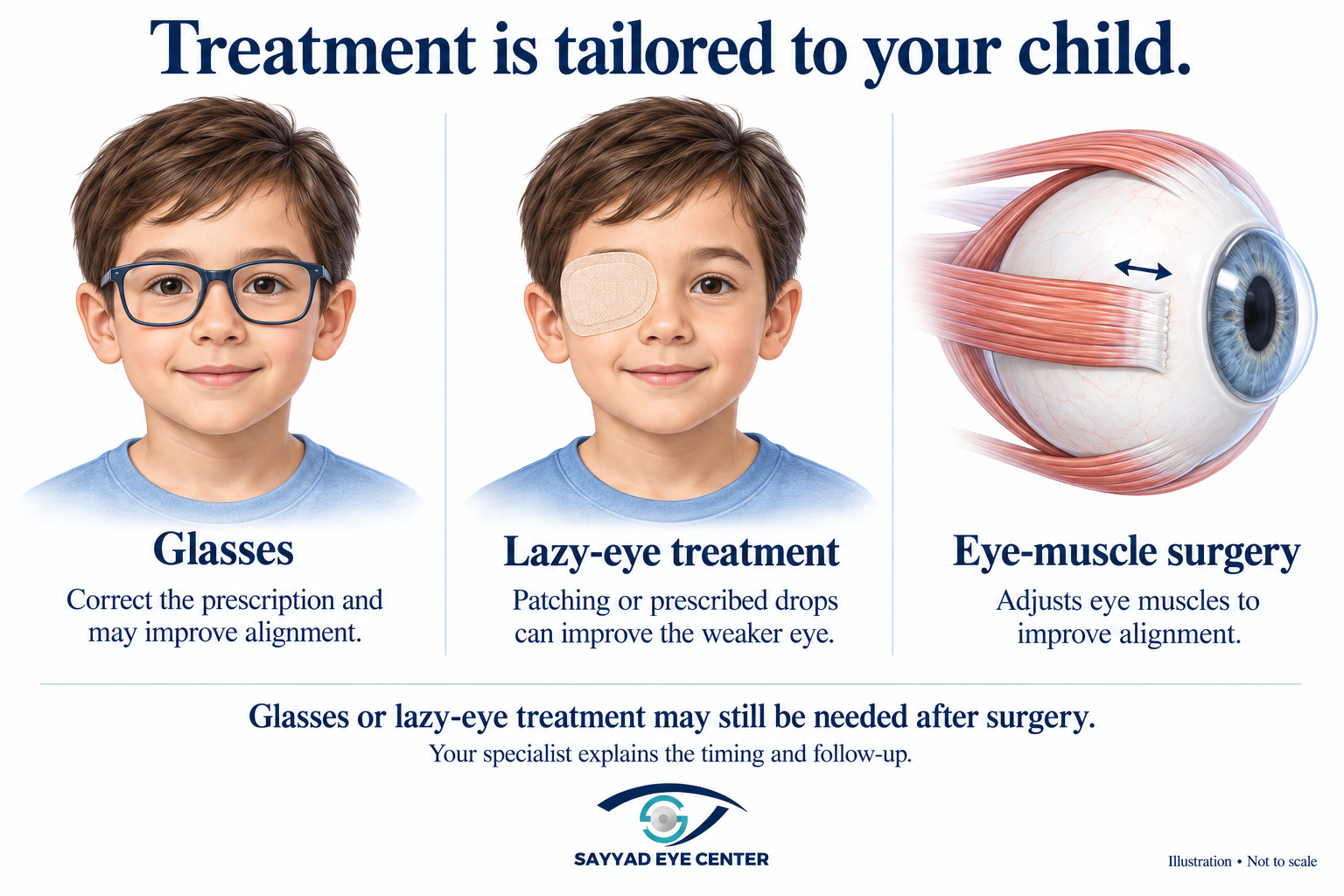 Childhood squint treatment