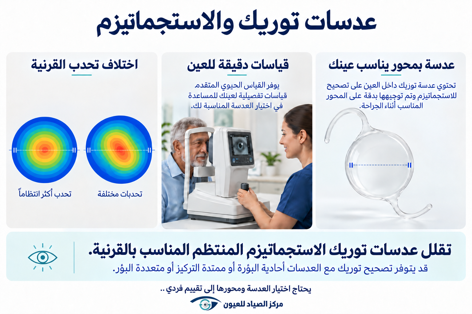 عدسات توريك لتصحيح الاستجماتيزم