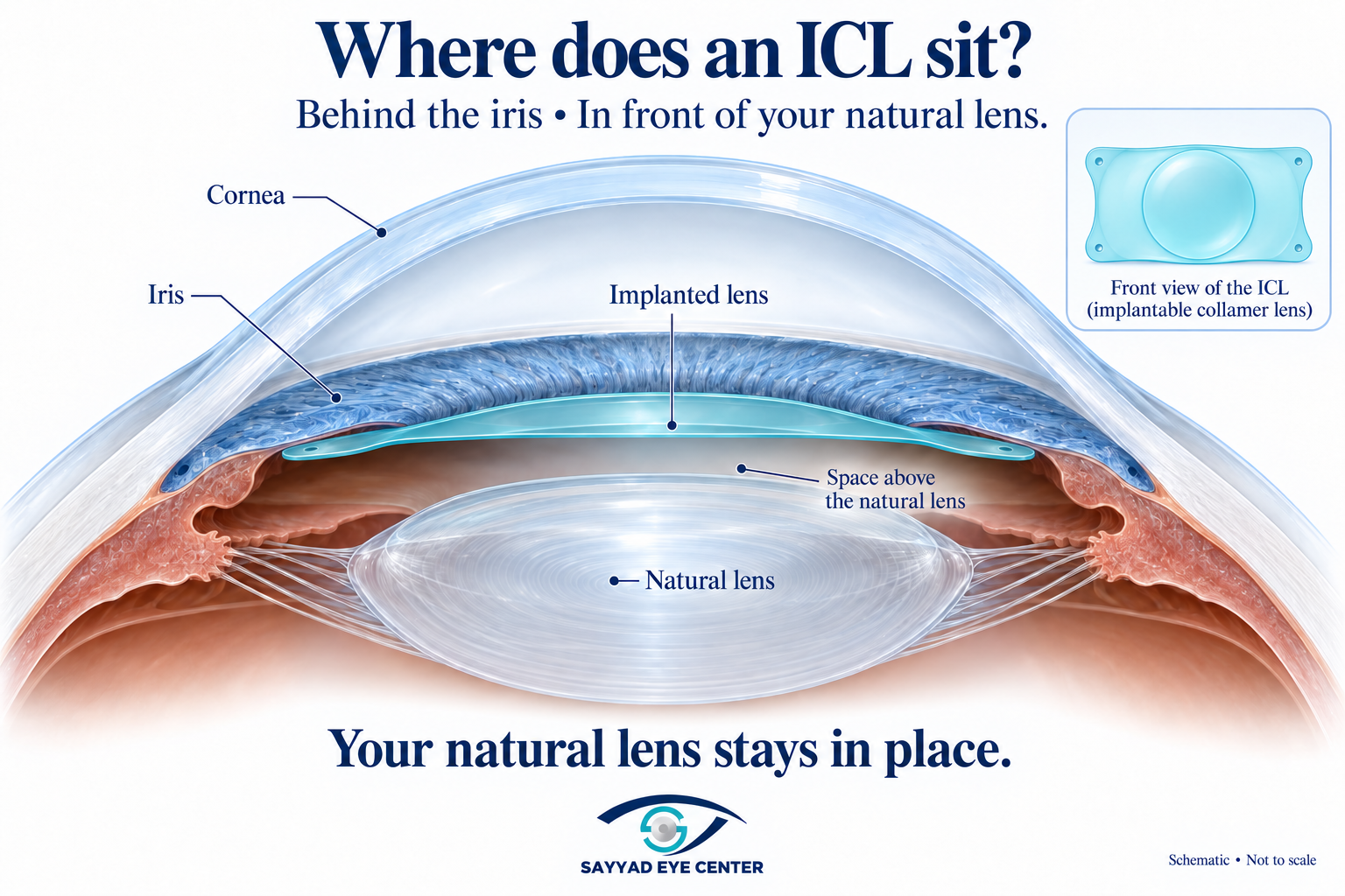 Icl lens position