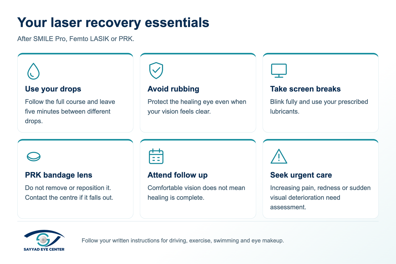 Laser recovery essentials