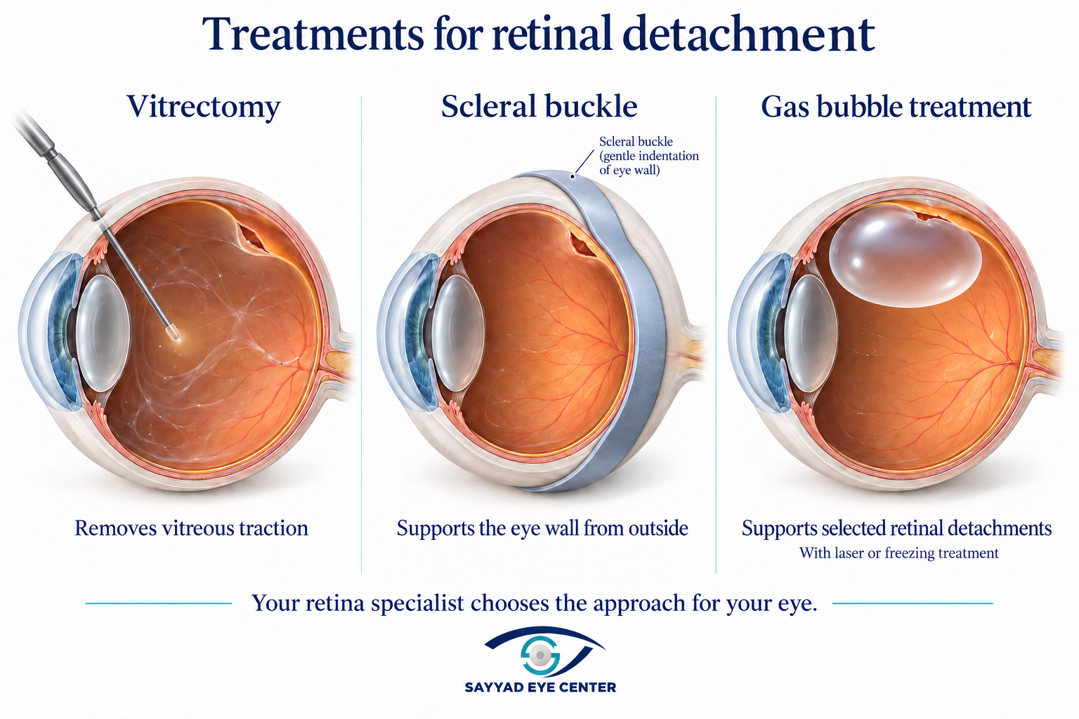 Retina treatment options