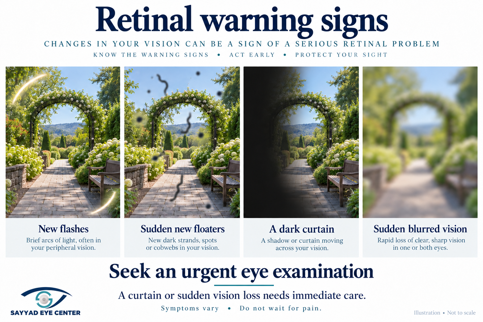 Retina warning signs